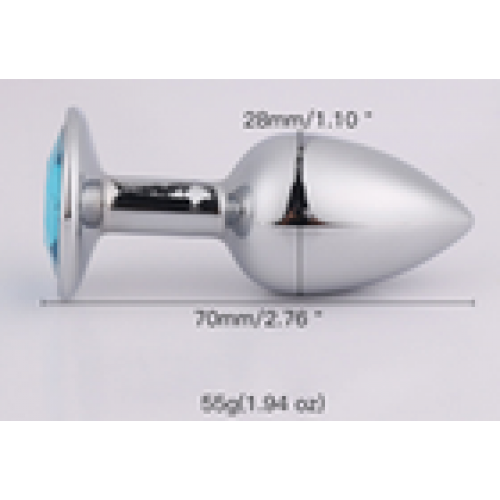 China Manufacturer High Quality Wholesale Anal Plug Stainless Steel with Jewel Cheap Anal Sex Toys Dilator Multi