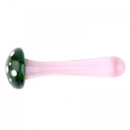 2023 New Design Crystal Mushroom Penis Glass men's women's G-spot Anal Plug