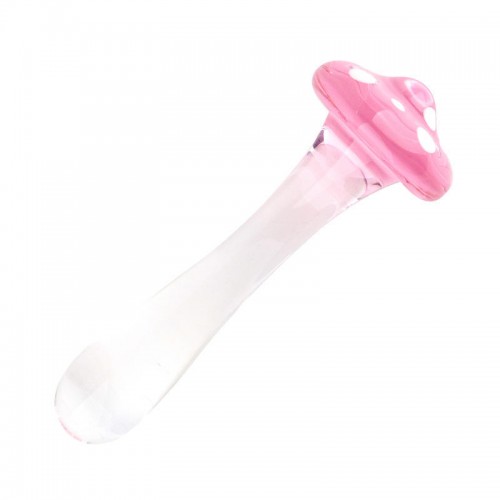 Crystal Mushroom Penis Glass Men's Women's G-Spot Anal butt plug Beads Masturbation erotic Expander adults Sex toys Products